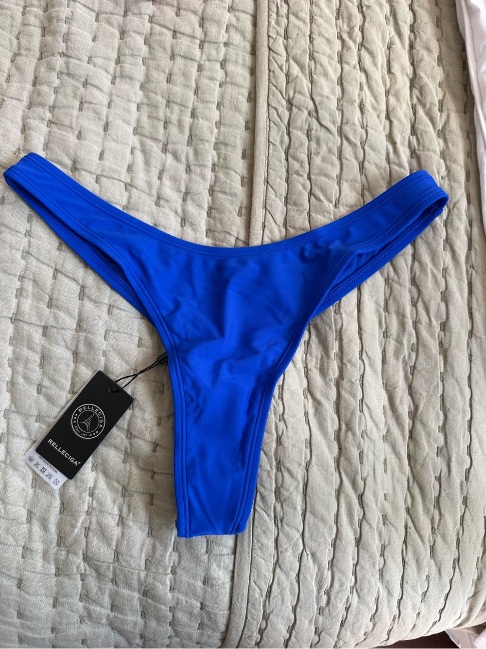 RELLECIGA Cobalt Blue High-Cut Bikini Bottom